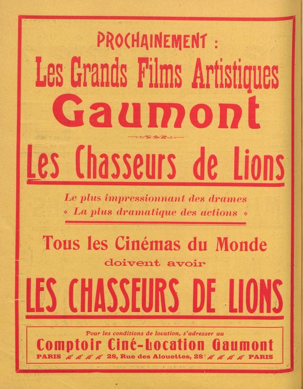 Le Courrier Cinématographique (June 7, 1913)
