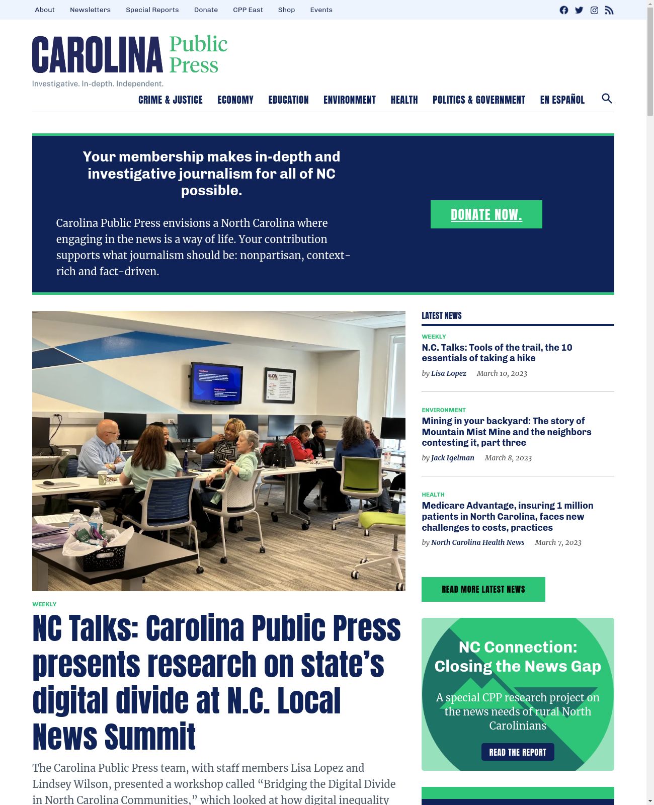 Carolina Public Press at 2023-03-21 06:32:49-04:00 local time