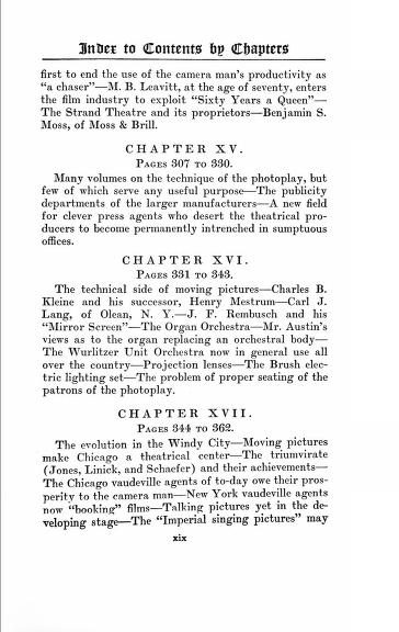 Thumbnail image of a page from The theatre of science; a volume of progress and achievement in the motion picture industry