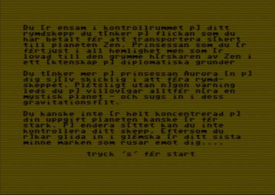 C64 game Mardromsplaneten