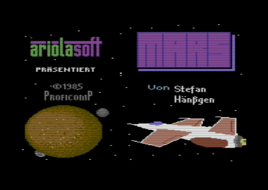 C64 game Mars (Side A)