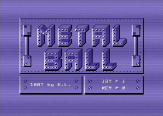 C64 game Metal Ball