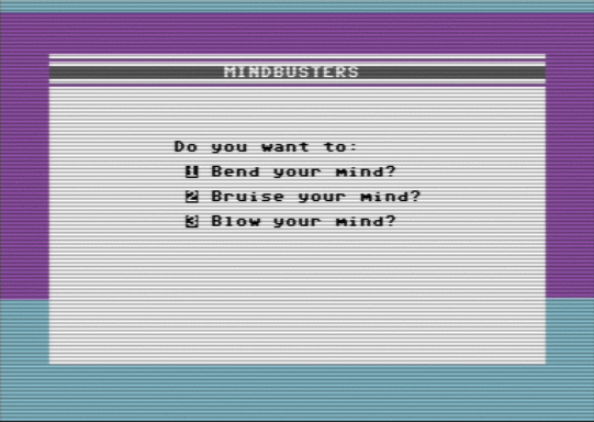 C64 game Mindbusters