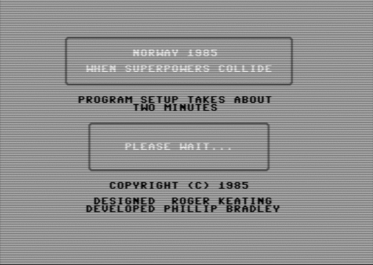 C64 game Norwegen 1985: Wenn Supermächte kollidieren