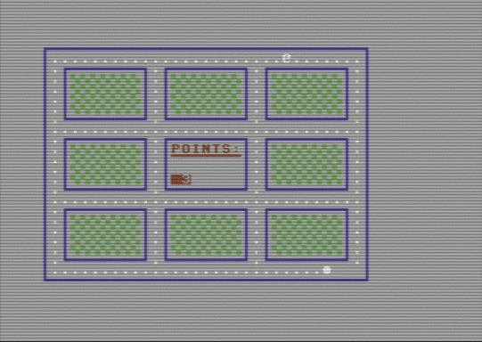 C64 game Pacman Jnr.