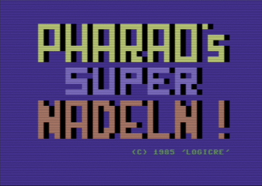 C64 game Pharaoh's Super Nadeln!