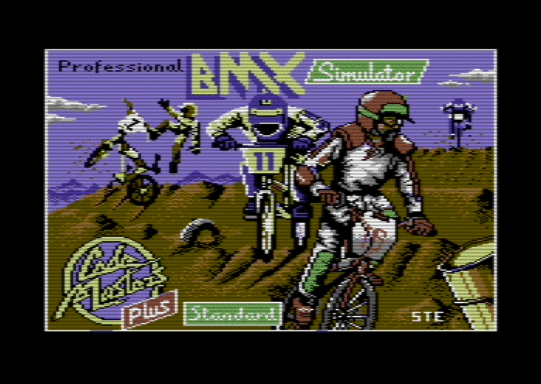 C64 game Professional BMX Simulator