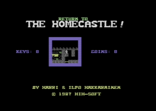 C64 game Rückkehr zum Homecastle! (DE)