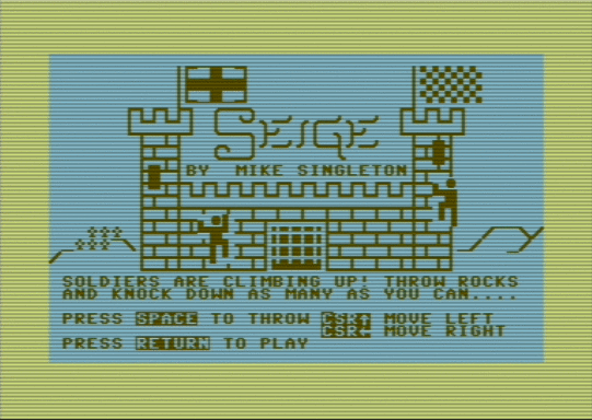 C64 game Seige