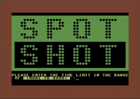 C64 game Spot Shot