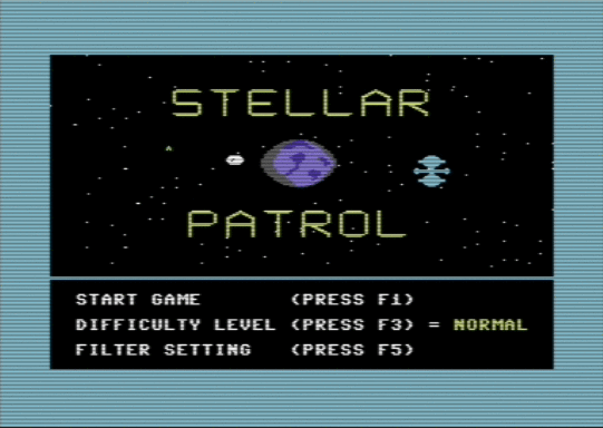 C64 game Stellar Patrol