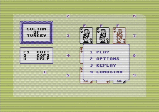 C64 game The Sultan of Turkey