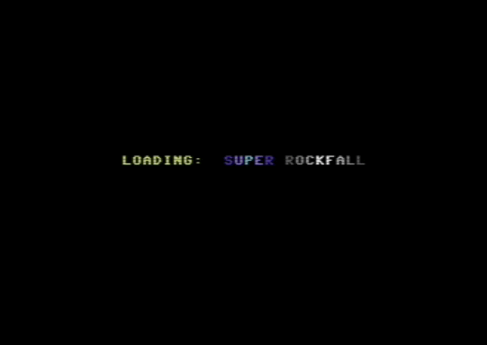 C64 game Super Rockfall