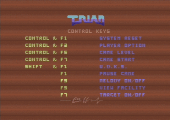 C64 game Triade [h KBR]