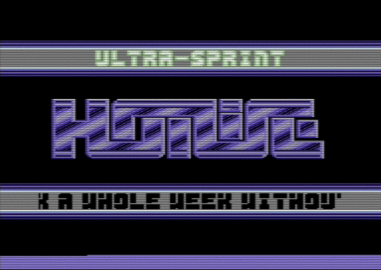 C64 game Ultra-Sprint [h HTL]