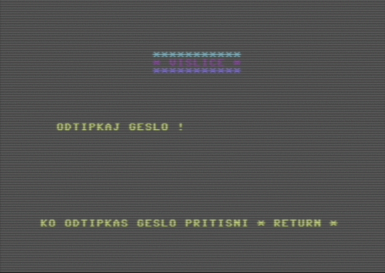 C64 game Vislice