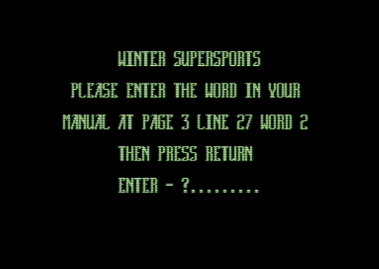 C64 game Winter Supersports '92 (Side A)
