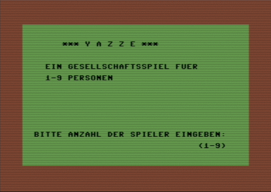 C64 game Yazze