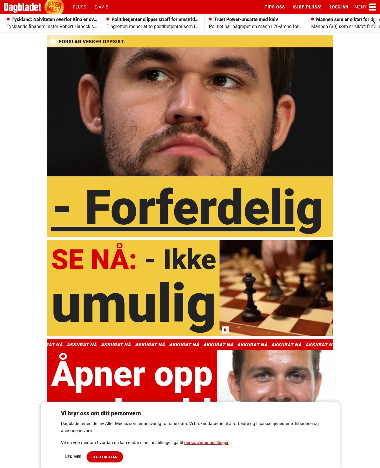 Dagbladet at 2022-09-15 18:10:18+02:00 local time