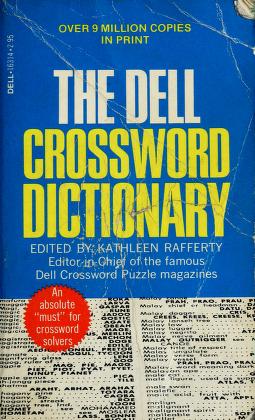 Cover of: Dell crossword dictionary by Kathleen Rafferty