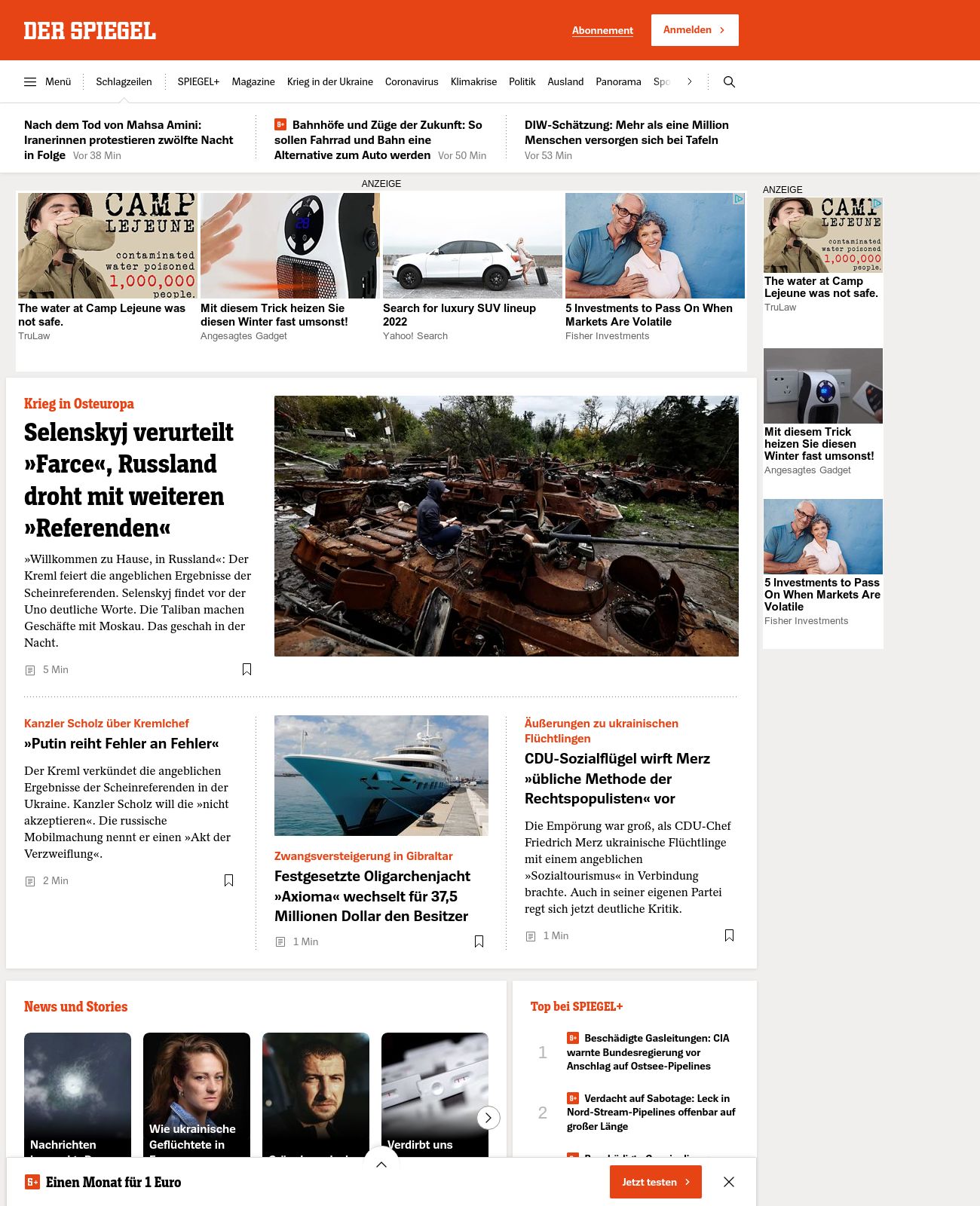 Der Spiegel at 2022-09-28 08:20:59+02:00 local time