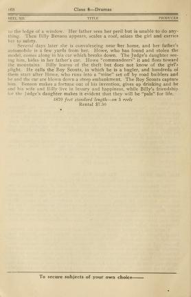 Thumbnail image of a page from Descriptive Catalogue of Kodascope Library Motion Pictures