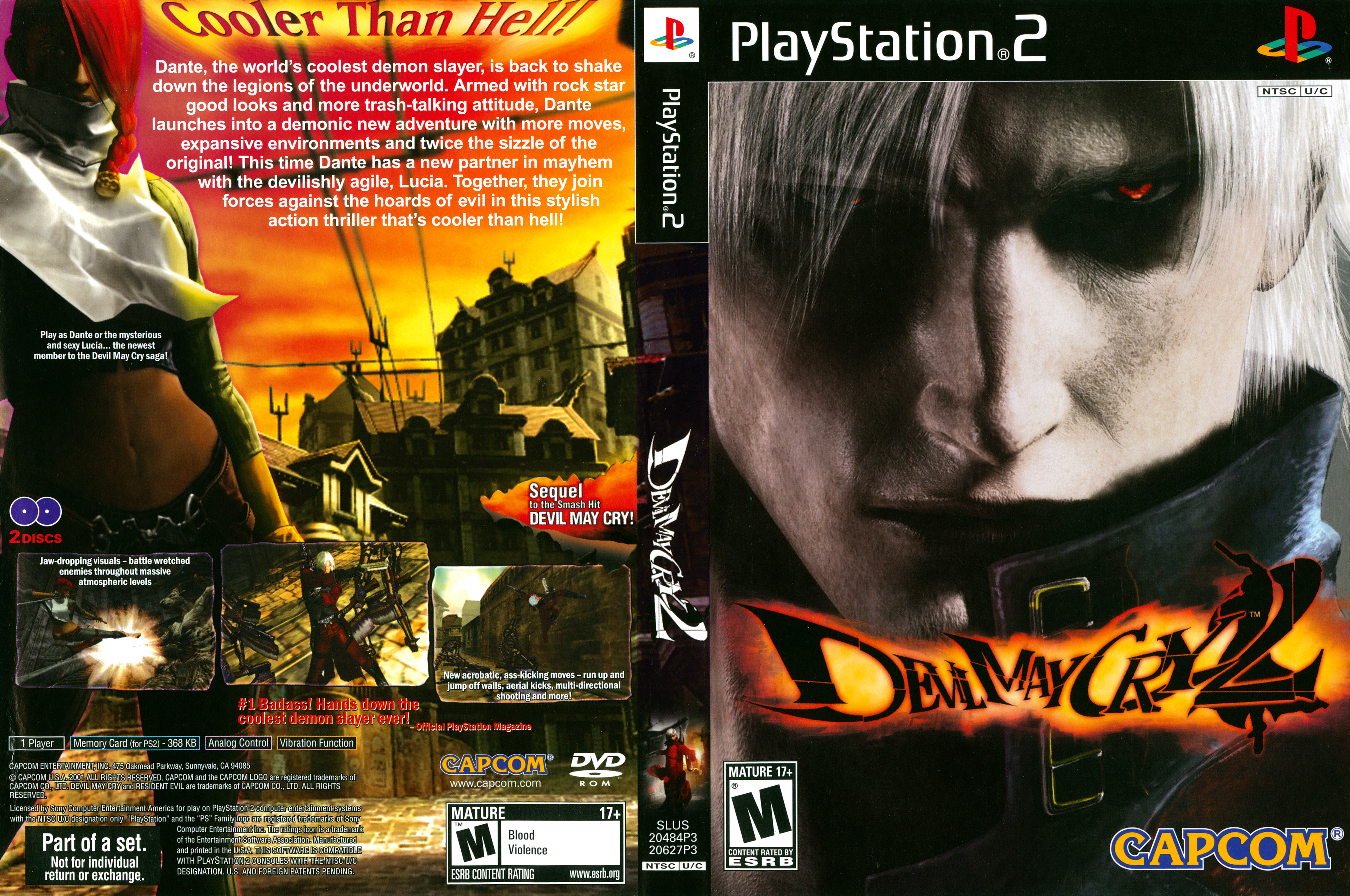 Devil May Cry 2 Official Web Manual
