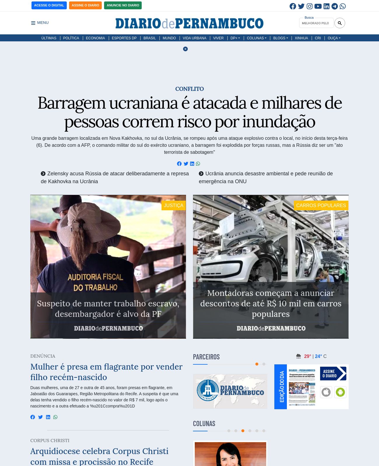 Diario de Pernambuco at 2023-06-06 19:47:39-03:00 local time