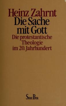 Cover of: Die Sache mit Gott by Heinz Zahrnt