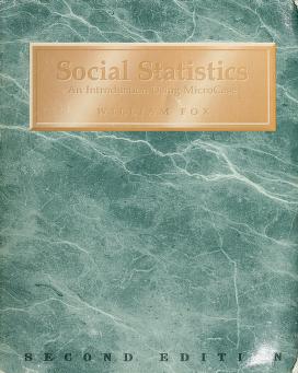 Cover of: Doing statistics using MicroCase by Fox, William