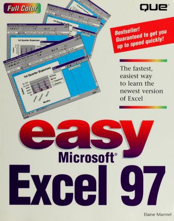 Cover of: Easy Microsoft Excel 97 by Elaine J. Marmel