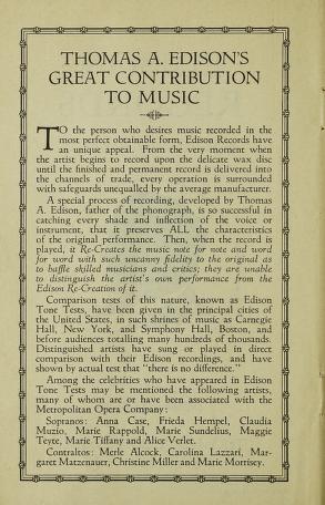 Thumbnail image of a page from Edison Records