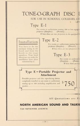 Thumbnail image of a page from Educational Talking UFA Motion Pictures