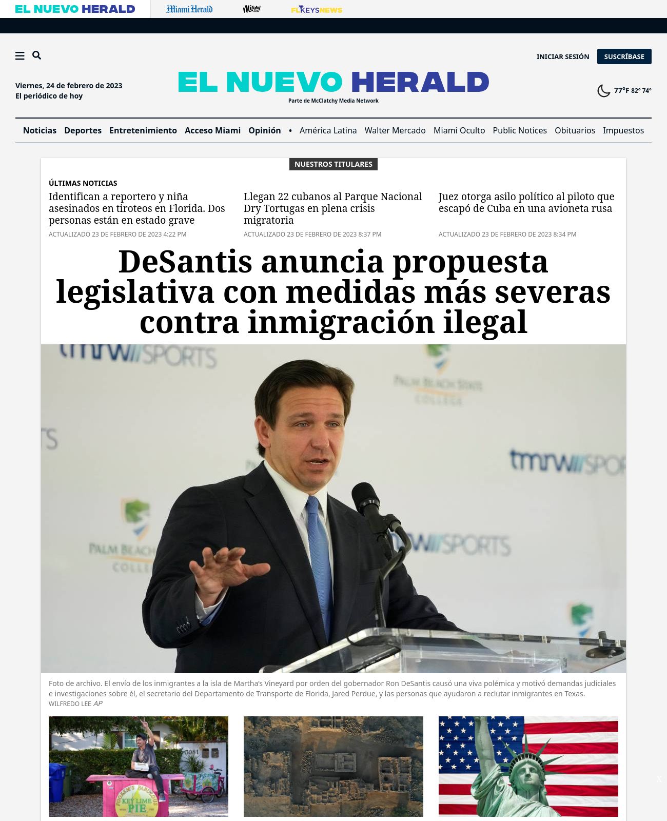 El Nuevo Herald at 2023-02-23 20:50:27-05:00 local time