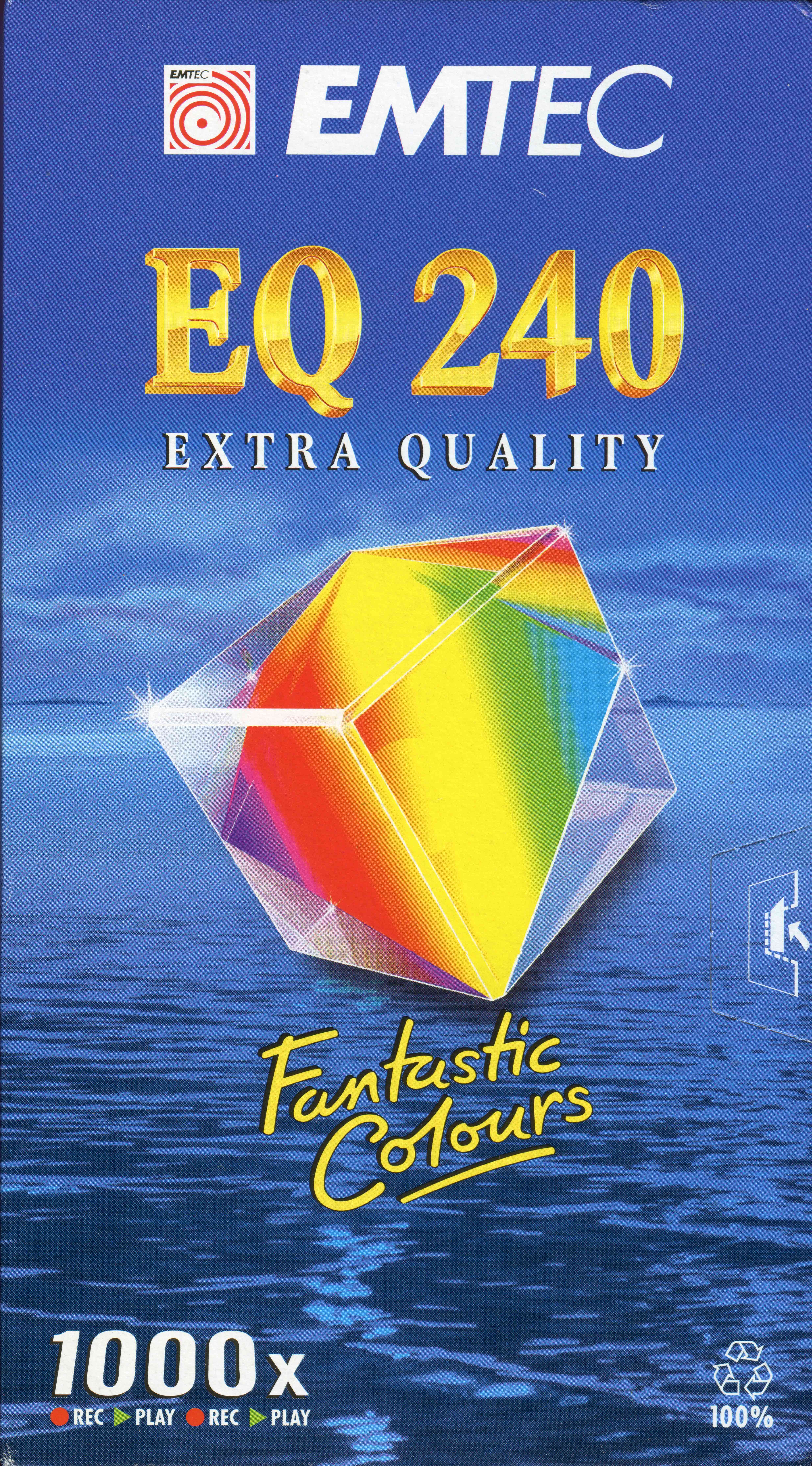 Emtec EQ 240 cassette VHS 
