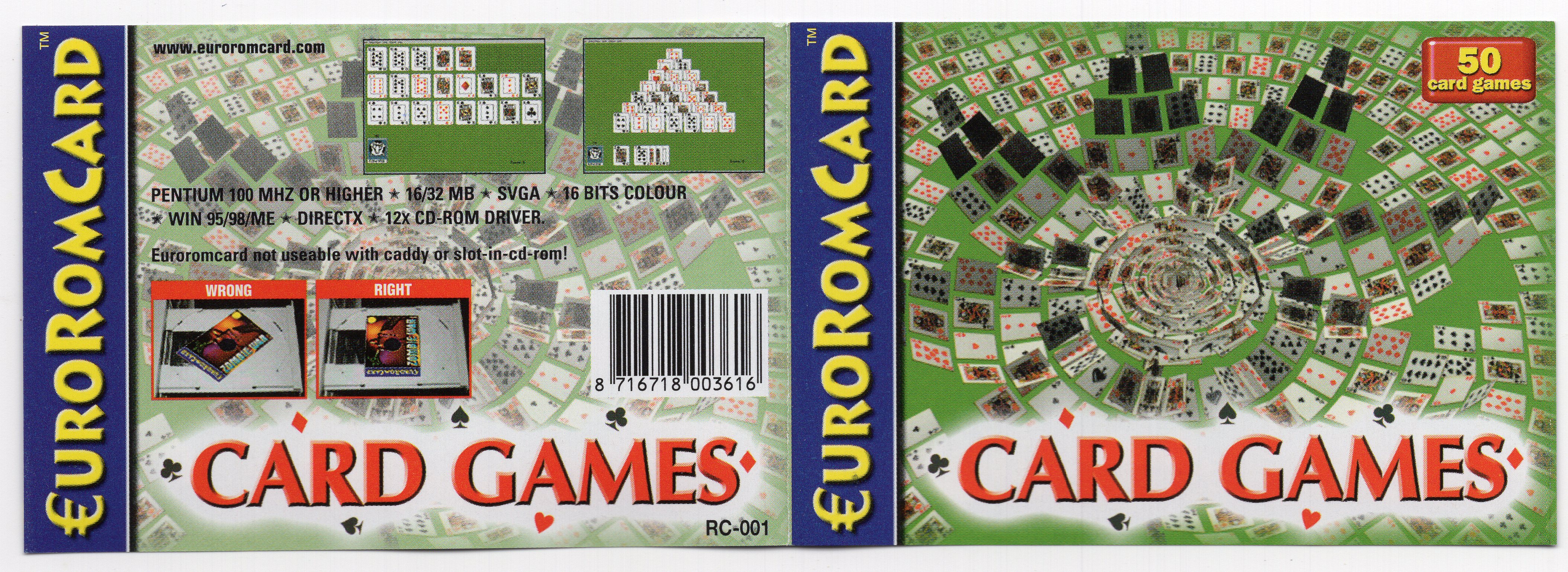 Card Games cd-rom (€uroRomCard) : €uroRomCard : Free Download, Borrow, and  Streaming : Internet Archive