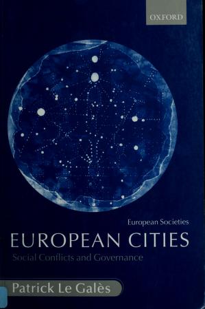 Cover of: European cities by Patrick Le Galès