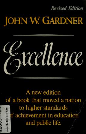 Cover of: Excellence by John William Gardner