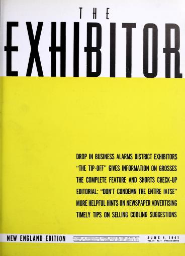Thumbnail image of a page from The Exhibitor