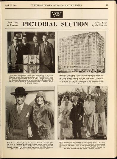 Thumbnail image of a page from Exhibitors Herald and Moving Picture World