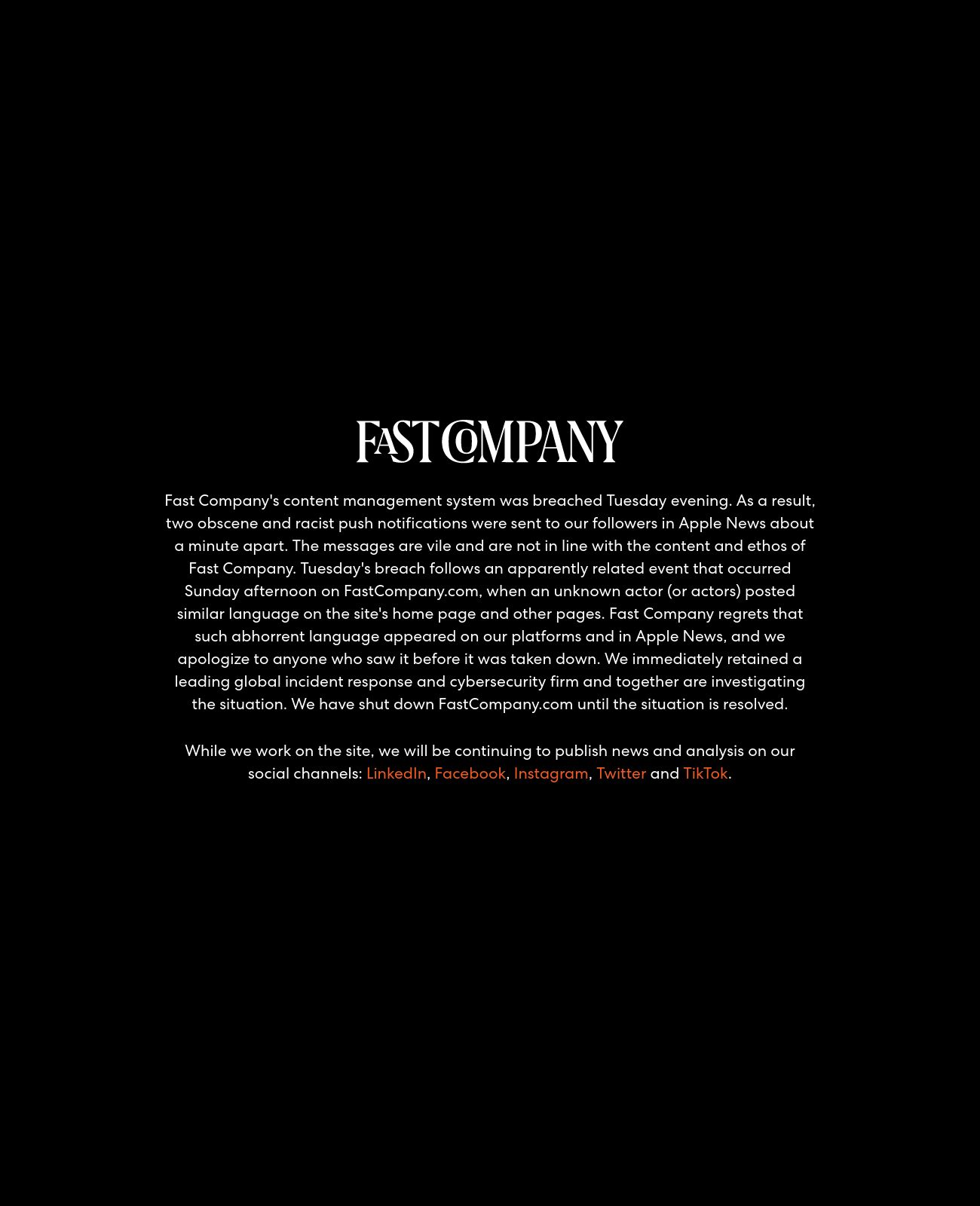 Fast Company at 2022-09-30 14:27:54-04:00 local time