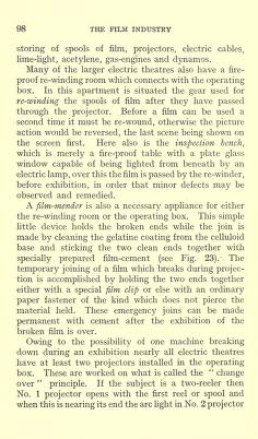 Thumbnail image of a page from The film industry