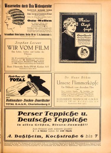 Thumbnail image of a page from Film-Magazin Vereinigt Mit Filmwelt
