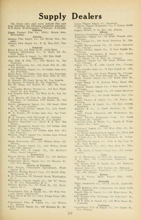 Thumbnail image of a page from Film year book : 1922-23