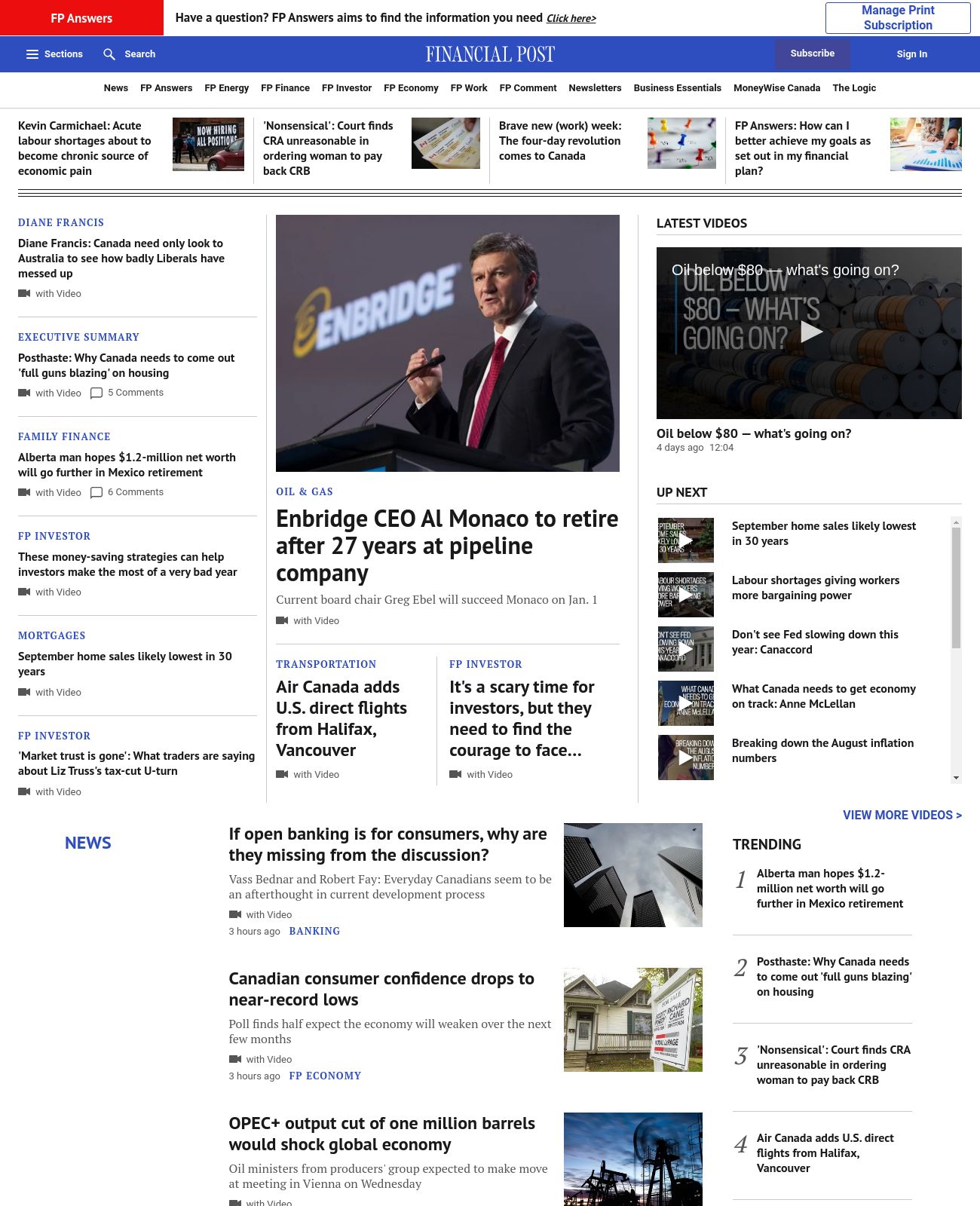 Financial Post at 2022-10-03 14:04:34-04:00 local time