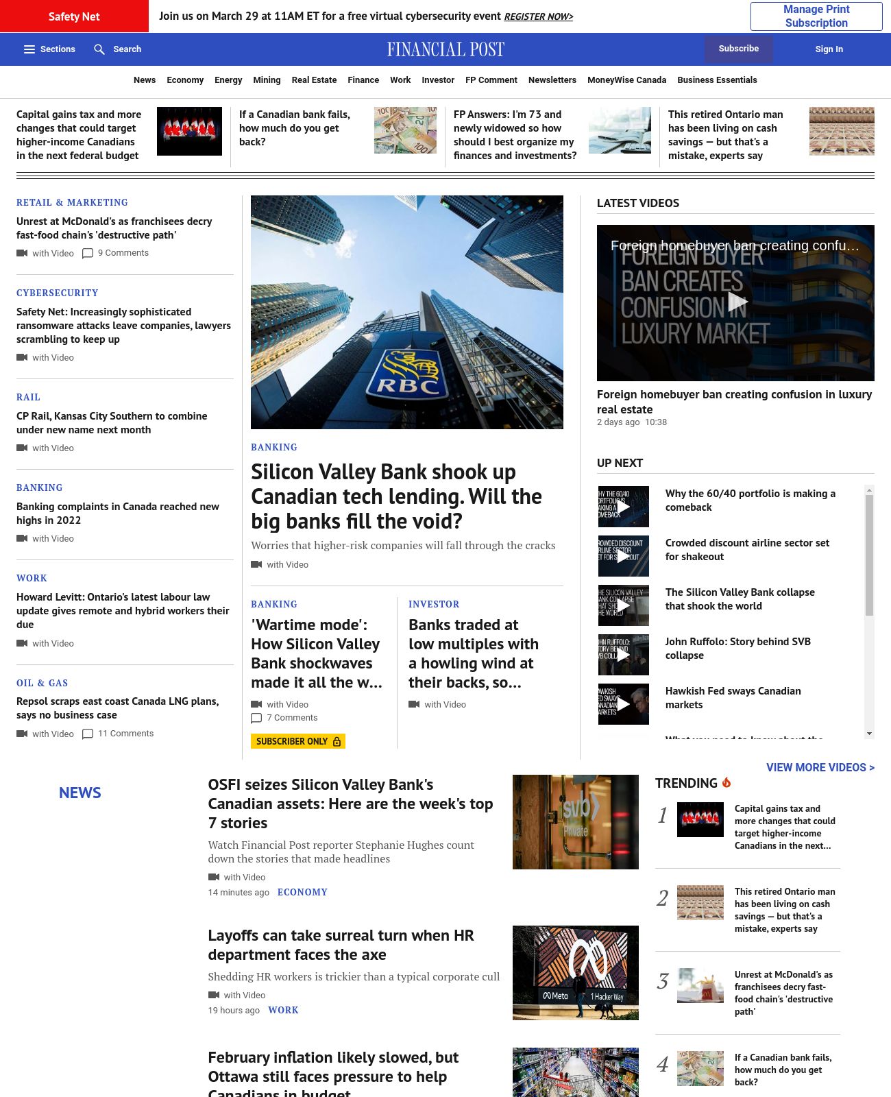 Financial Post at 2023-03-18 09:29:21-04:00 local time