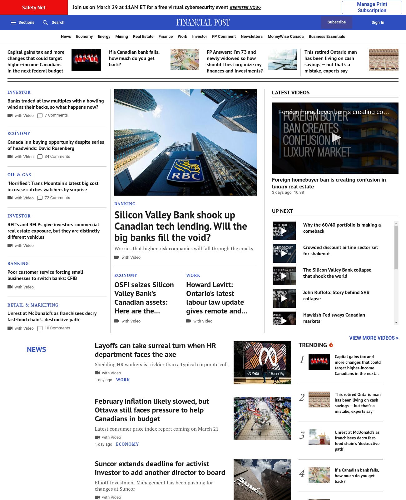 Financial Post at 2023-03-19 09:27:59-04:00 local time