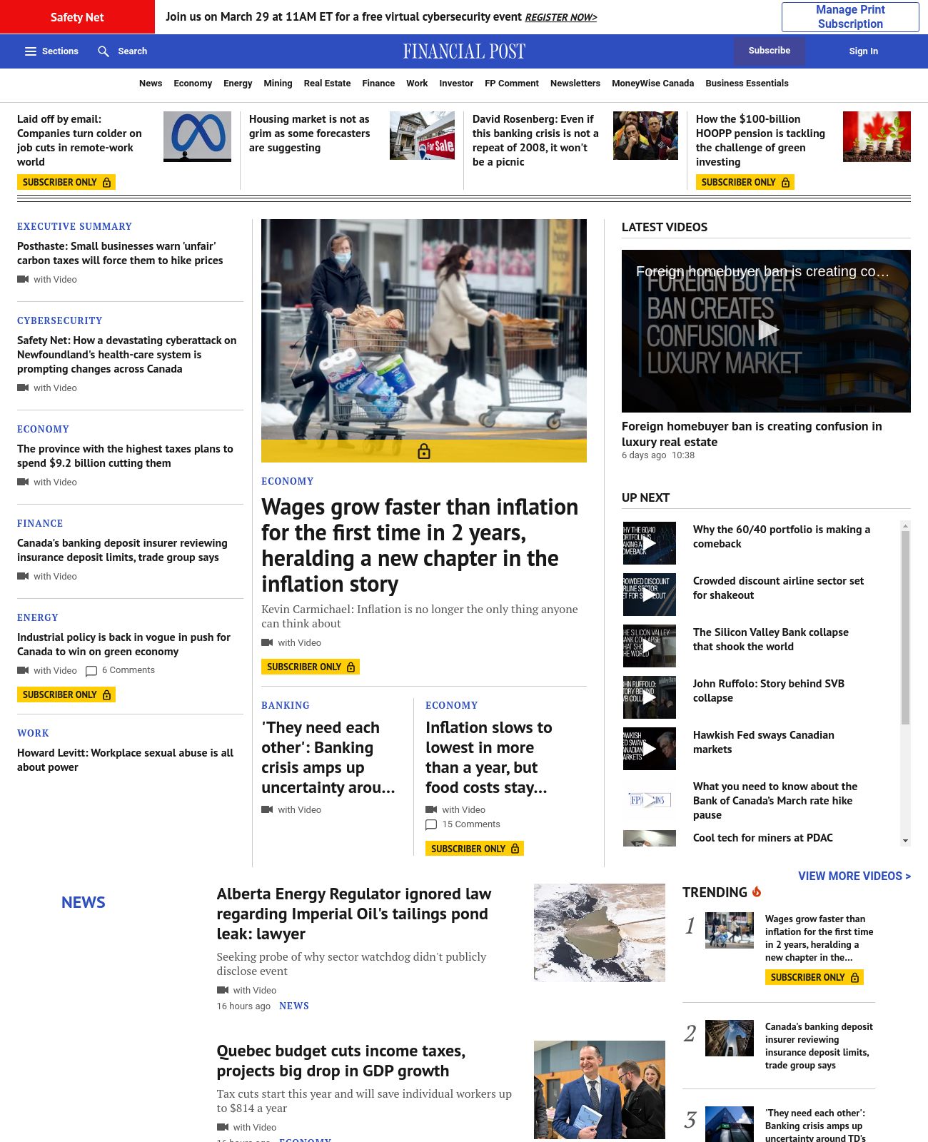 Financial Post at 2023-03-22 09:31:12-04:00 local time