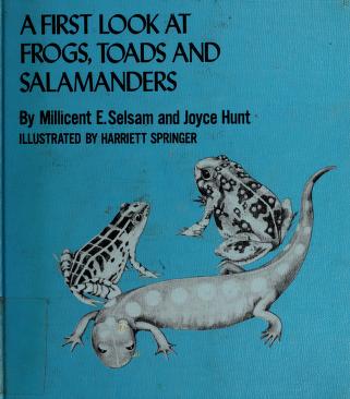 Cover of: A first look at frogs, toads, and salamanders by Millicent E. Selsam