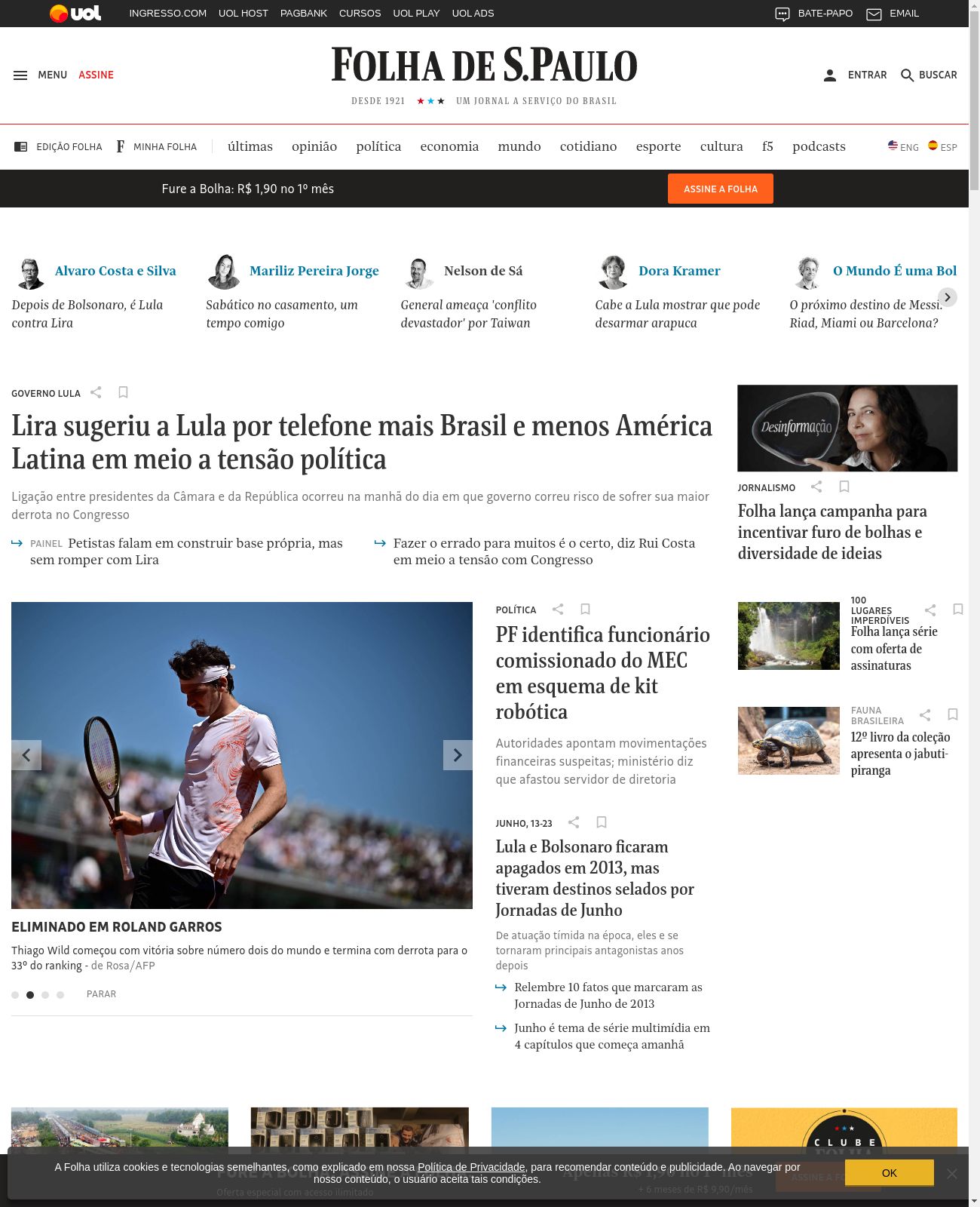 Folha de S.Paulo at 2023-06-03 10:28:56-03:00 local time